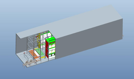 Congelador rápido de túnel inteligente